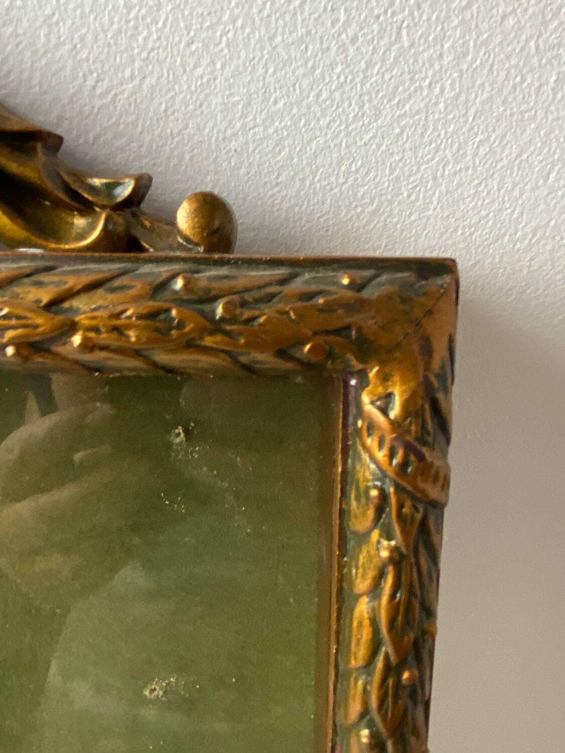 Wooden and glass wall display case