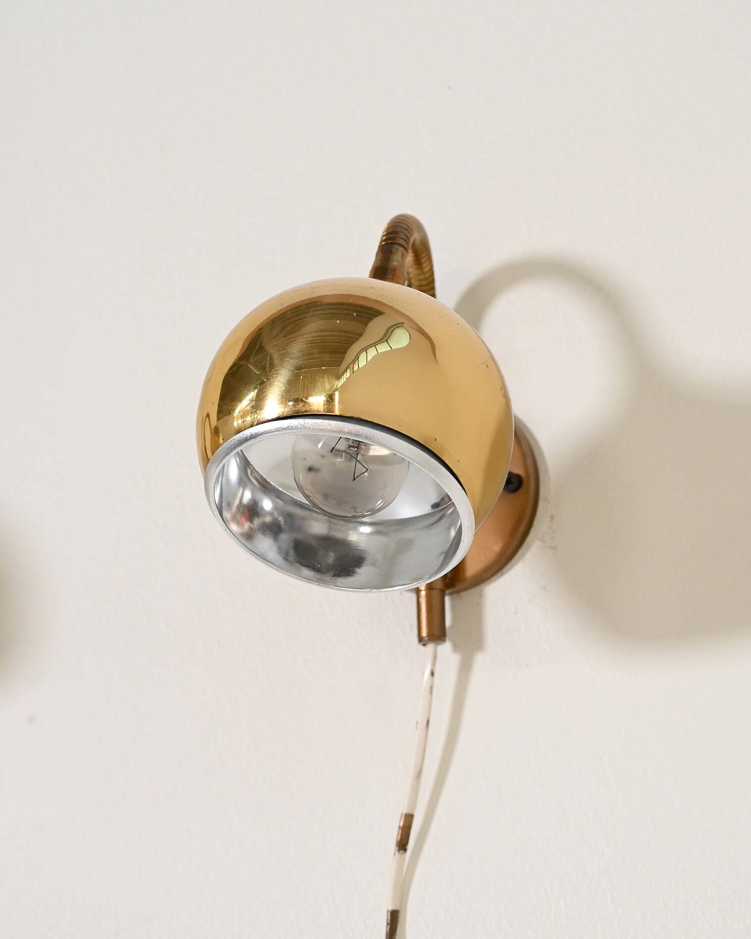 Pair of wall lamps by Möllers Armatur Eskilstuna, '50s