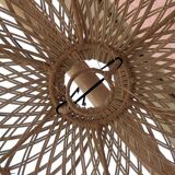 XXL rattan pendant light Natural rattan light