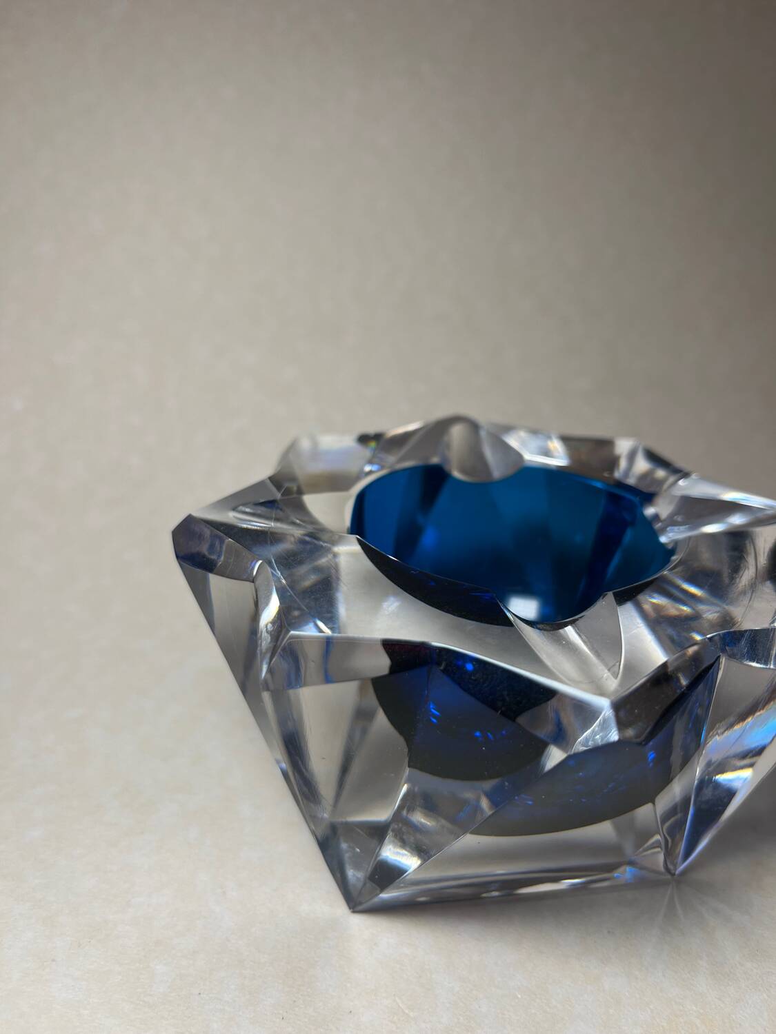 Crystal ashtray