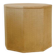 Petite table d’appoint octogonale en rotin couleur crème