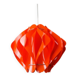 Mid Century Modern 70s red pendant light