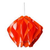 Mid Century Modern 70s red pendant light