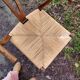 High chair armchair in vintage Scandinavian style