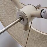 Teak and fiberglass lamp