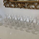 Service de 12 verres + carafe