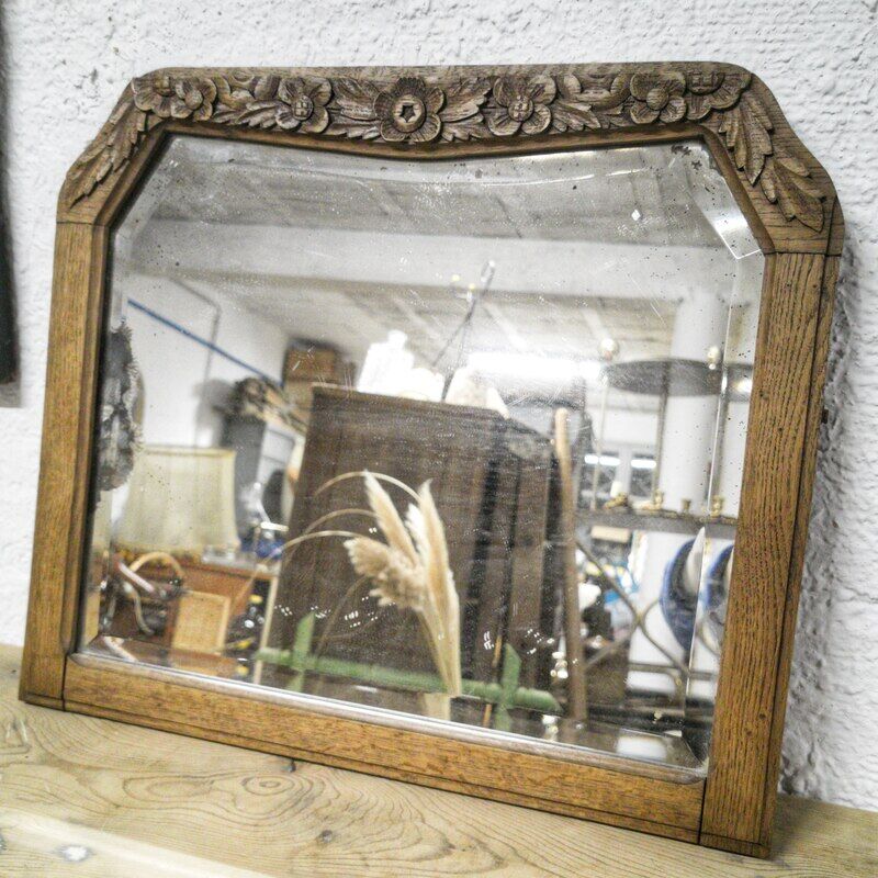 Art Deco mirror 51x44cm
