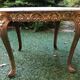 Table basse louis xv bronze et marbre