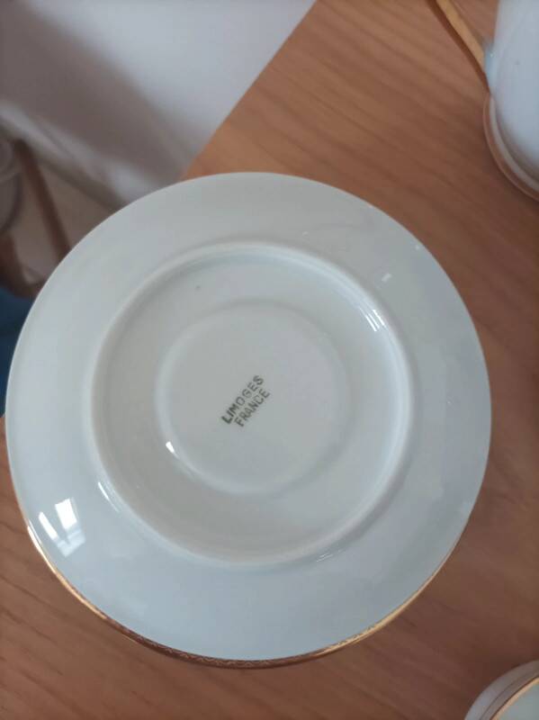 Limoges porcelain coffee service