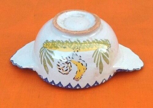 Charolles earthenware bowl with ears / saucer rooster model