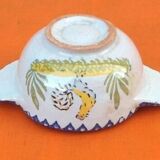 Charolles earthenware bowl with ears / saucer rooster model