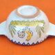 Charolles earthenware bowl with ears / saucer rooster model