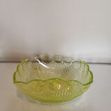 Square art deco salad bowl in Ouraline
