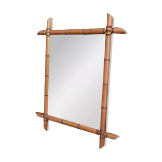 Bamboo mirror 1900 58*74 cm.