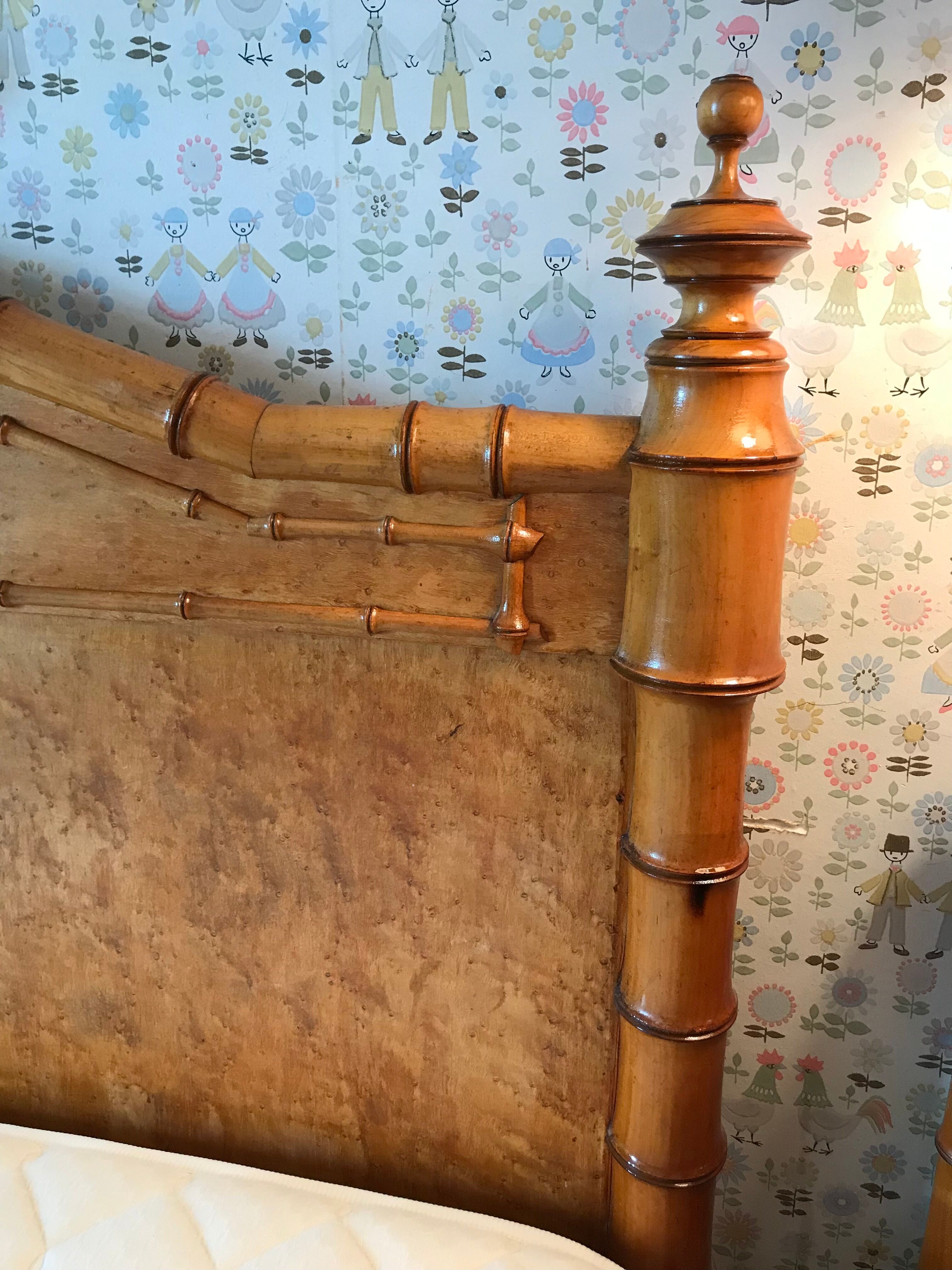 Bed bamboo collection circa 1870 Napoleon III