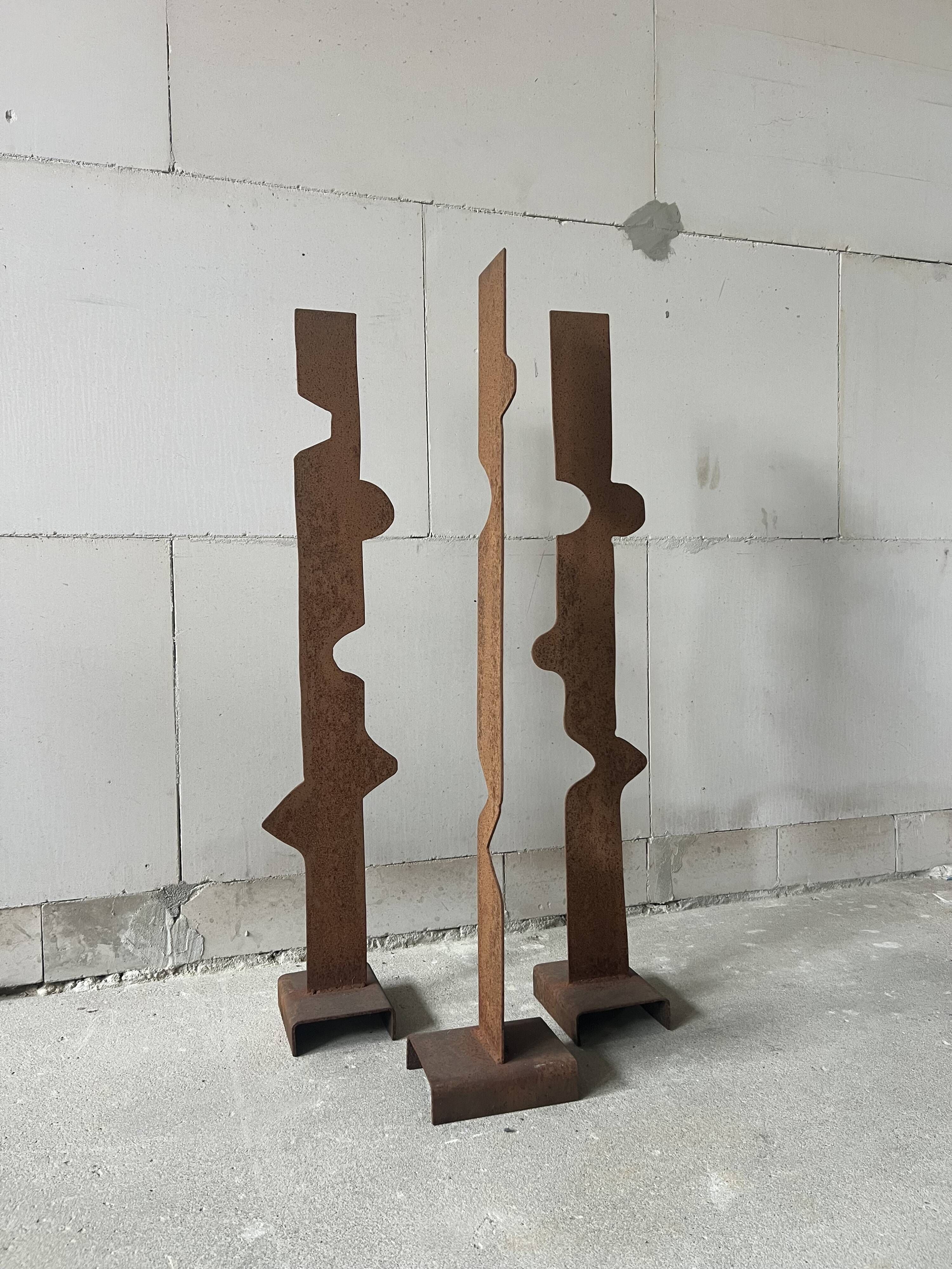 Abstract Steel Sculpture, Netherlands, 1970s