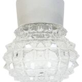 Vintage White Porcelain Ceiling Light, 1970s