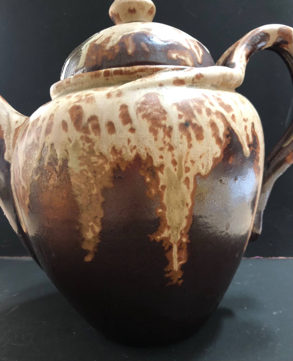 Stoneware teapot by Marcellus Aubry