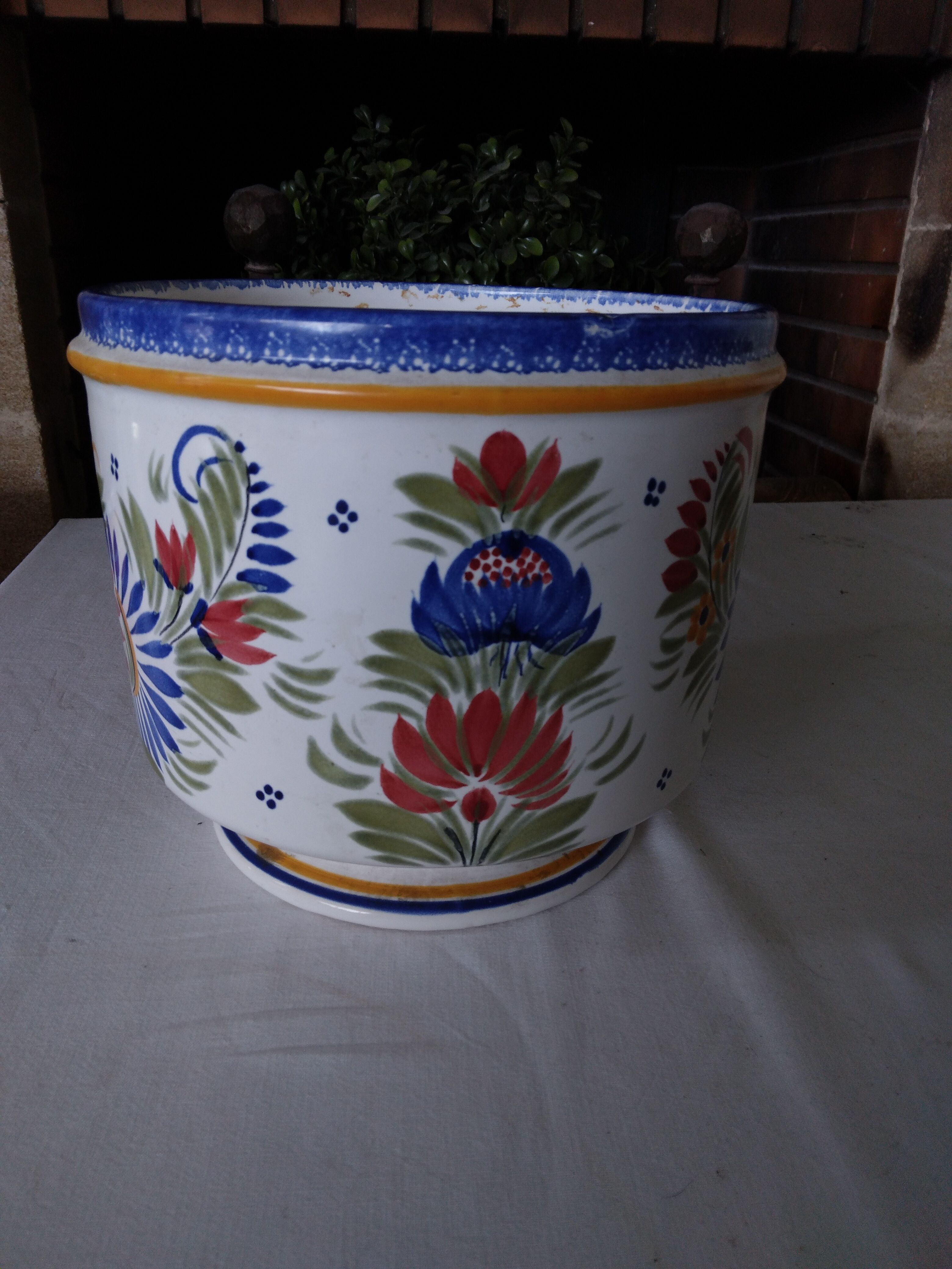 Cache pot de Henriot Quimper