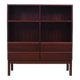 Mahogany bookcase, Danish design, 1960s, production: Denmark