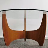 Table à café teak Veneer 1960