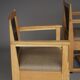 Art Deco Oak Armchairs by Henk Wouda, 1920s, Set of 2