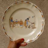Assiettes enfants richards, sarreguemines