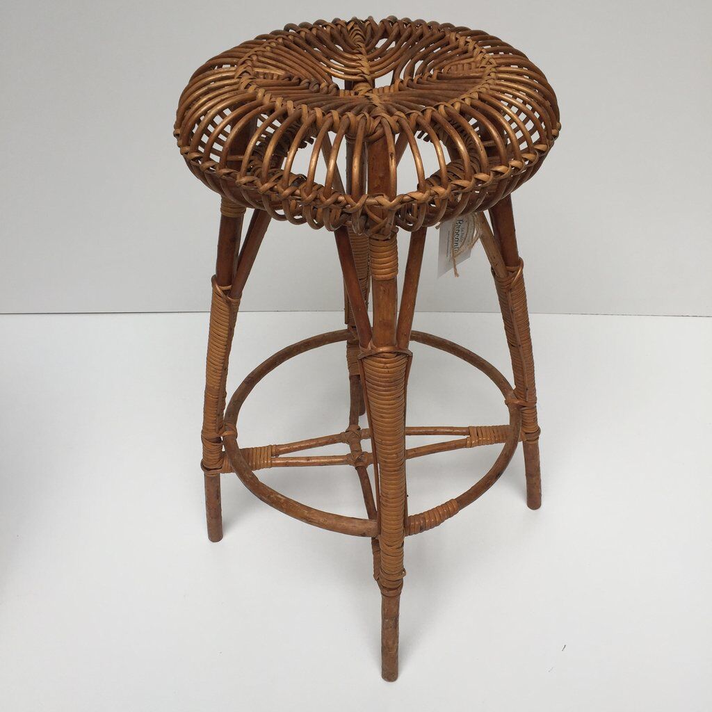 Vintage Wicker bar stool