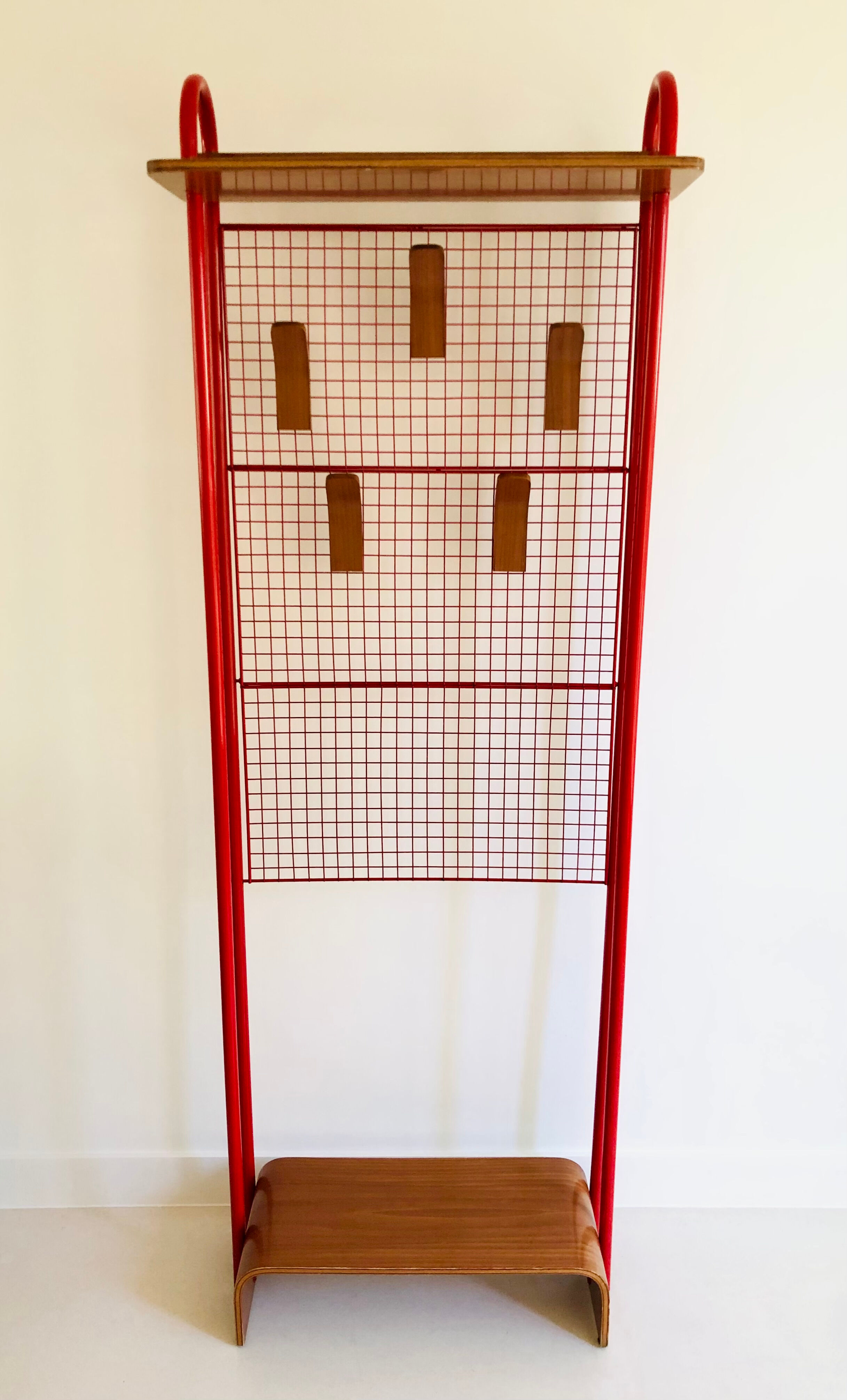 Coat rack grid on foot, Italy 80s