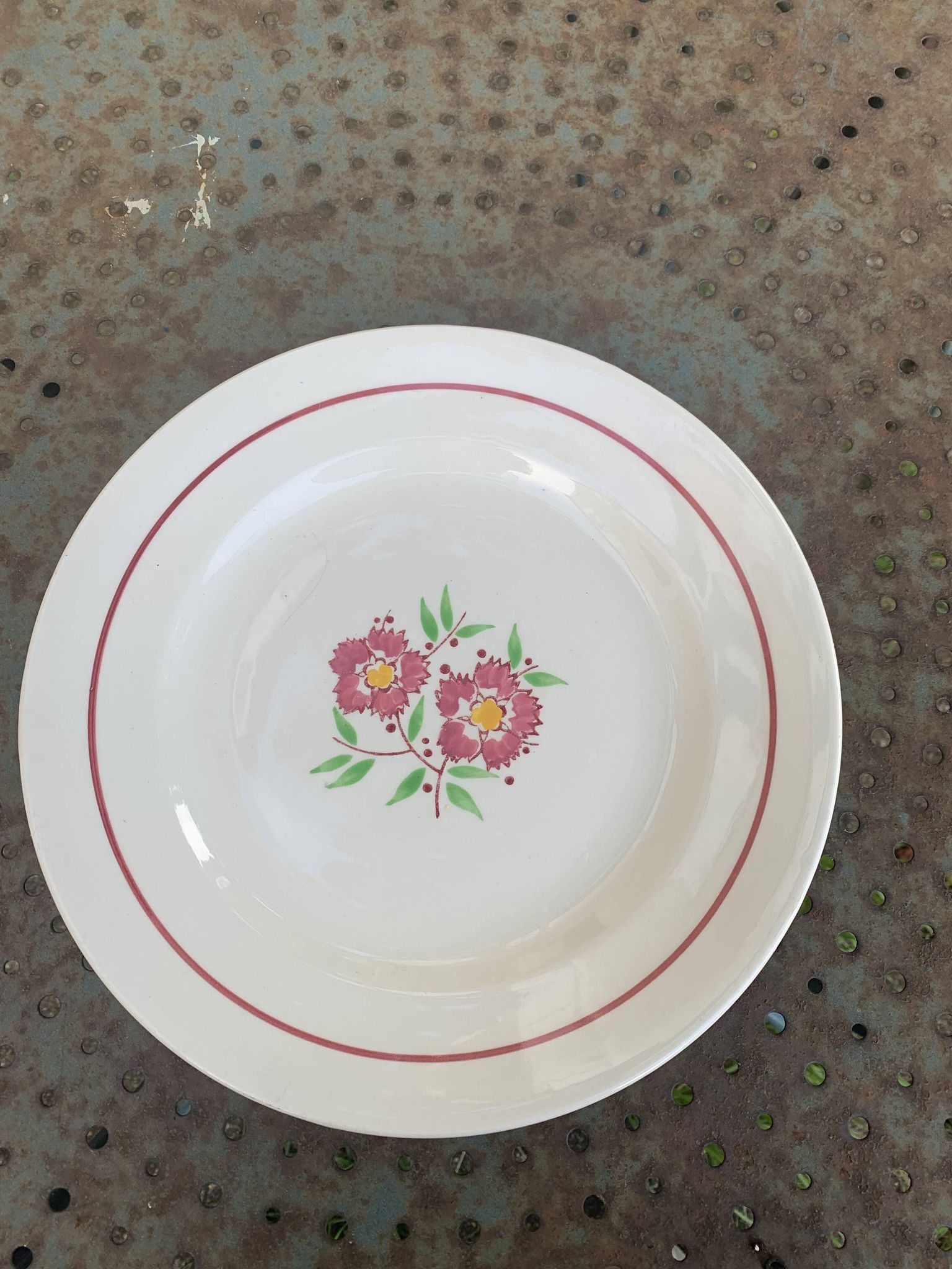 Cake dish, Madonna model, Moulin des Loups, Orcerame, made in France,