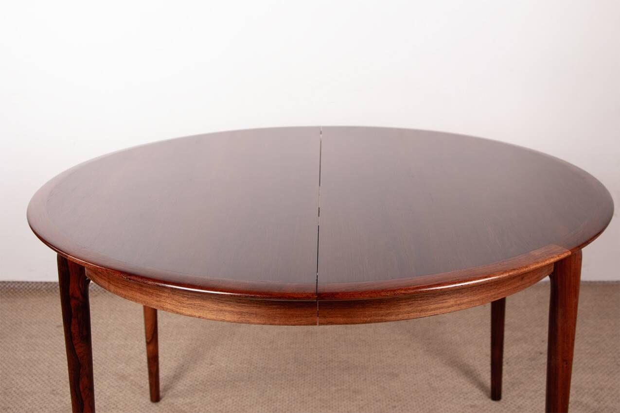 Danish extendable dining table, rosewood, Kai Lyngfeldt Larsen 1960.