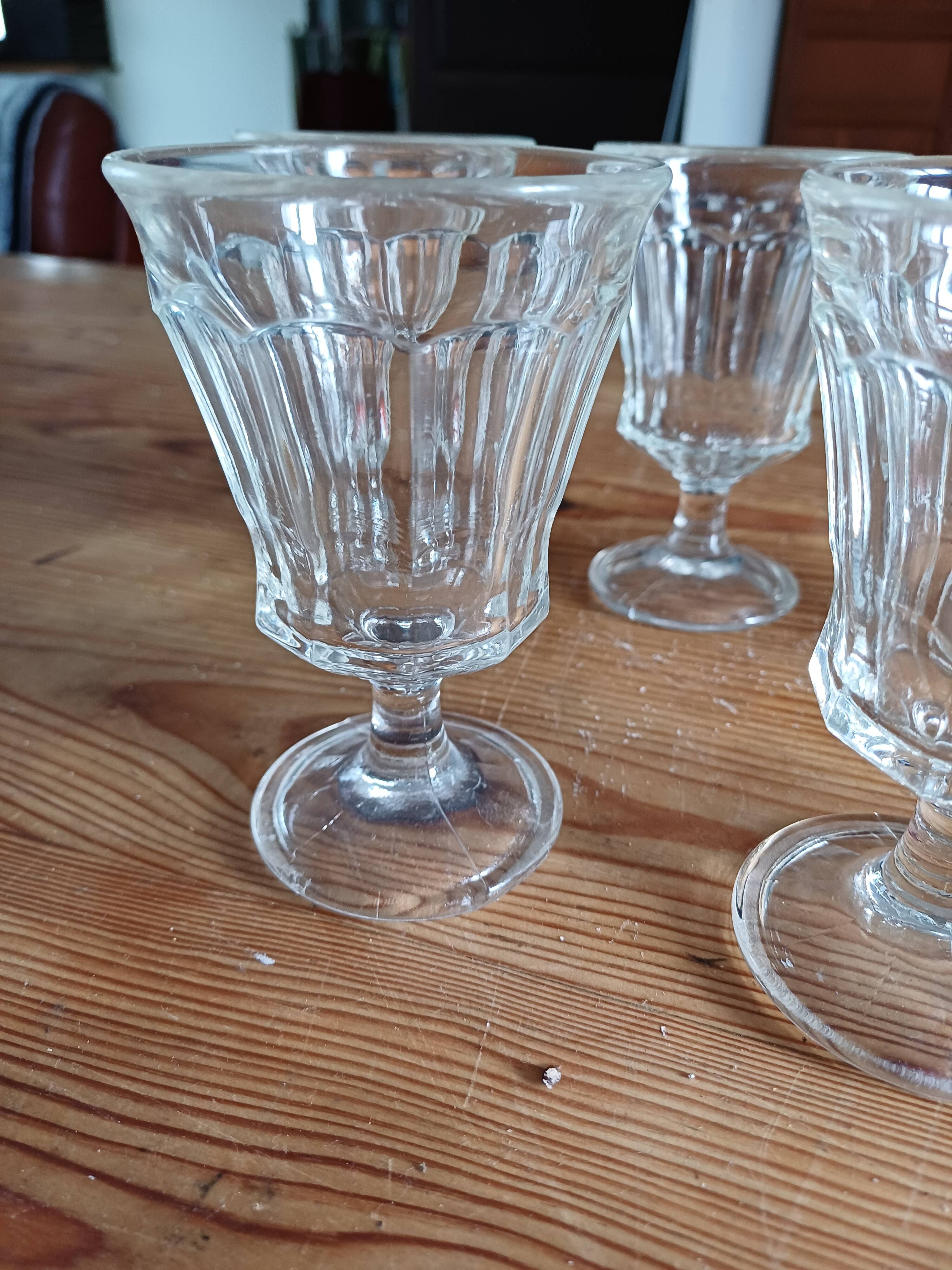 7 old glasses