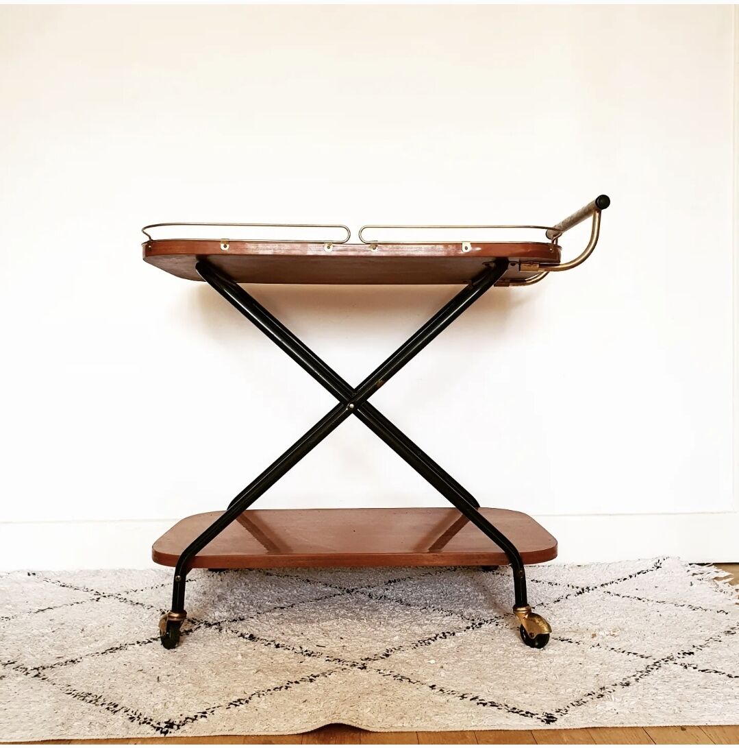 Vintage bar trolley