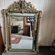 Trumeau mirror - marble, gilded, oak