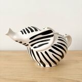Striped elephant teapot