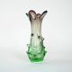 Green vase, Murano glass, 1960s, made in Italy