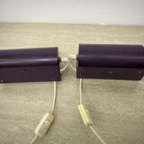 Vintage IKEA LOD V413 purple metal wall lamp bedside lamp wall lamp 1980s S
