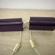 Vintage IKEA LOD V413 purple metal wall lamp bedside lamp wall lamp 1980s S