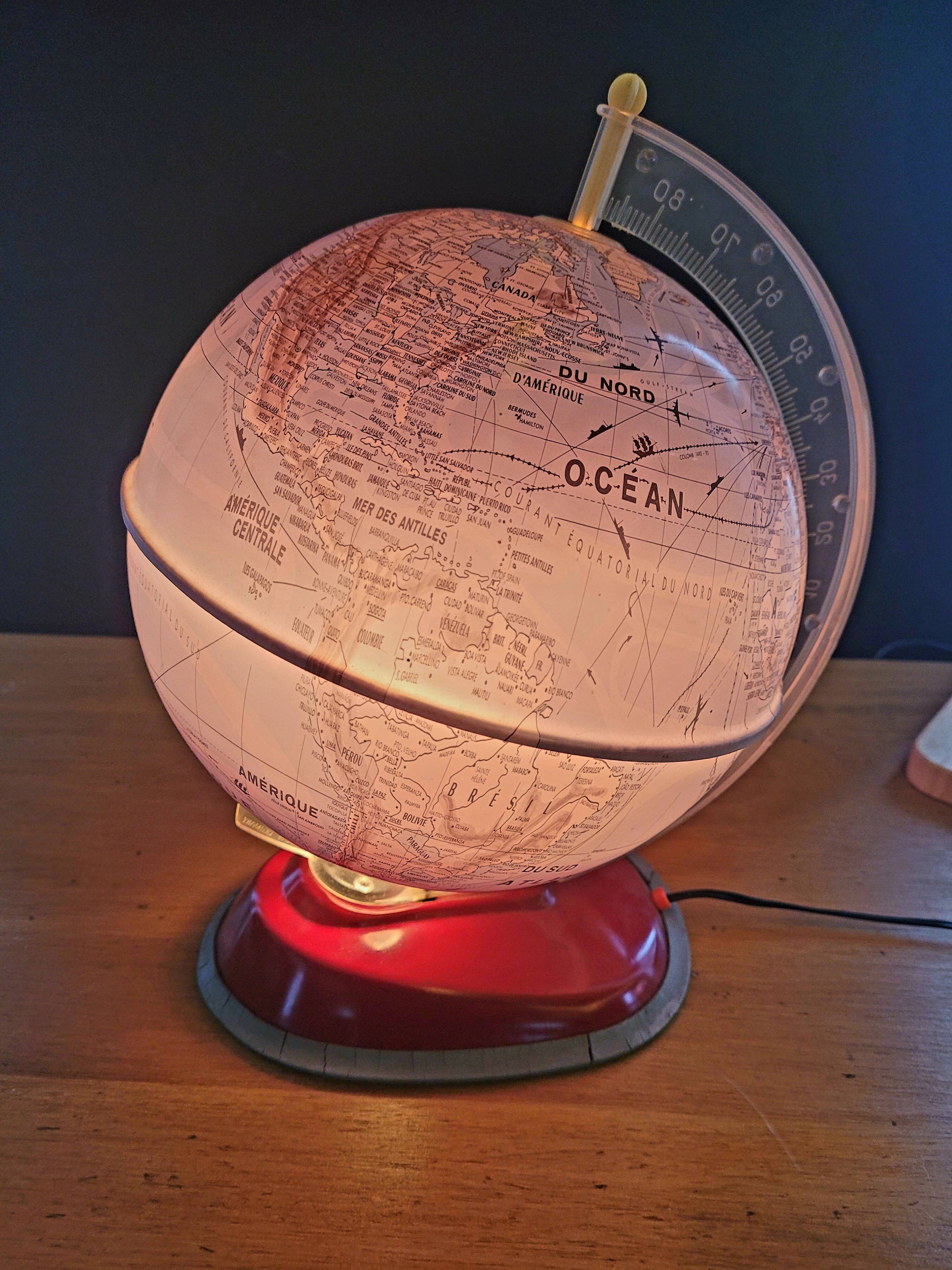 Vintage German toy - Large globe - Michael Seidel