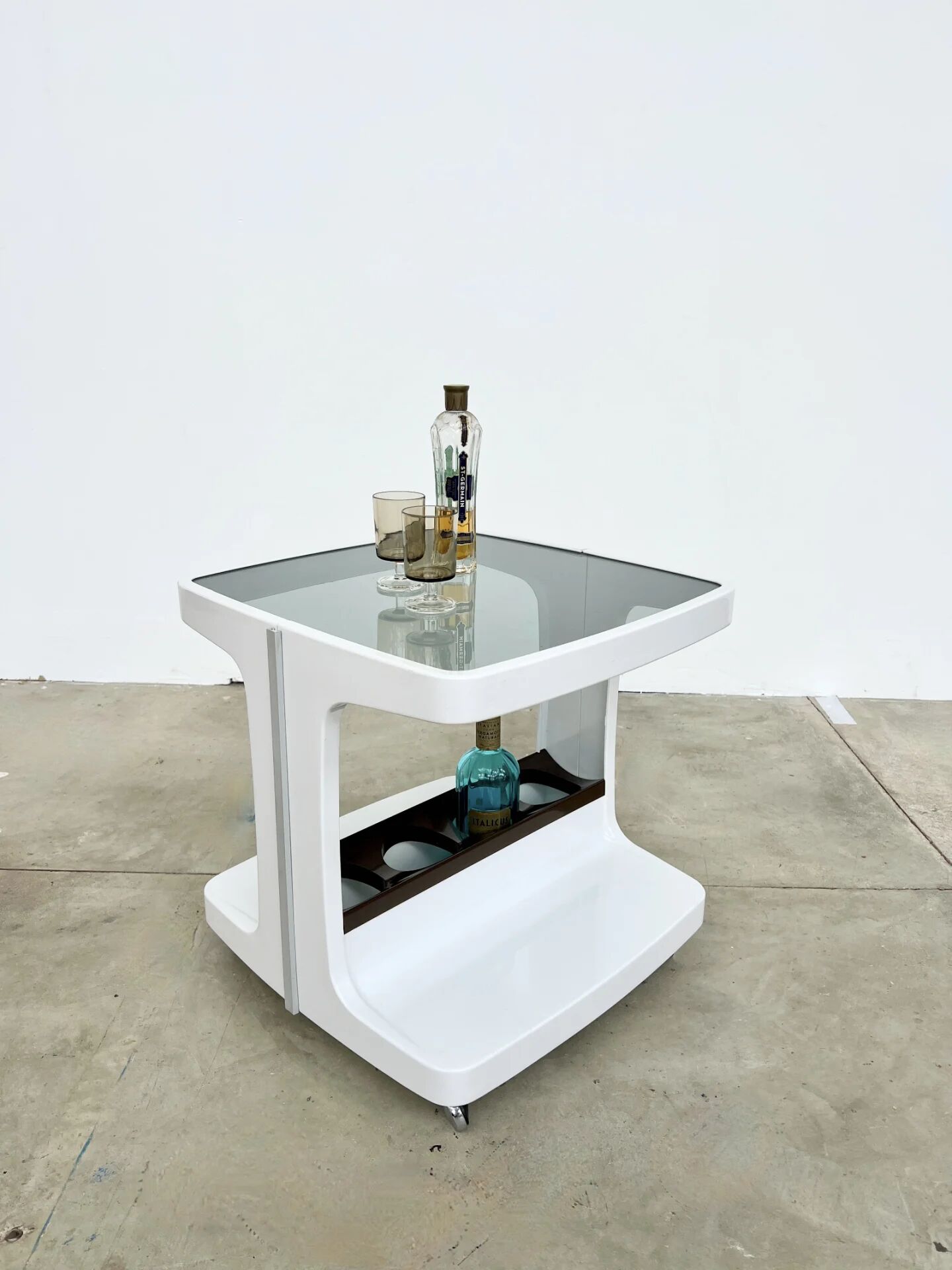 Rolling dessert trolley Marc Held — Prisunic 1970s