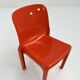 Selene Orange Chair by Vico Magistretti for Artemide, 1970