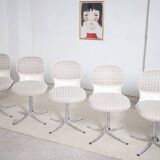5 x chaises Giroflex 7105 Space Age