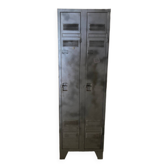 Vintage industrial locker room