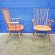 Paire de fauteuils Arts and Crafts d'Albert haberer ed Hermann Fleiner