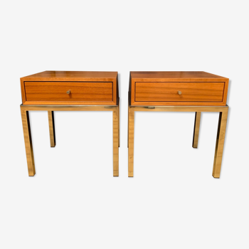 A pair of bedside tables, Italy, 1970s