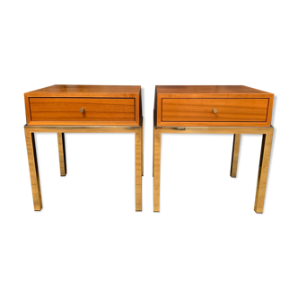A pair of bedside tables, Italy, 1970s