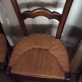 2 chaises paillées
