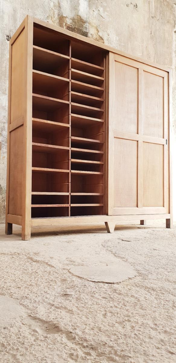 Furniture with vintage sliding doors