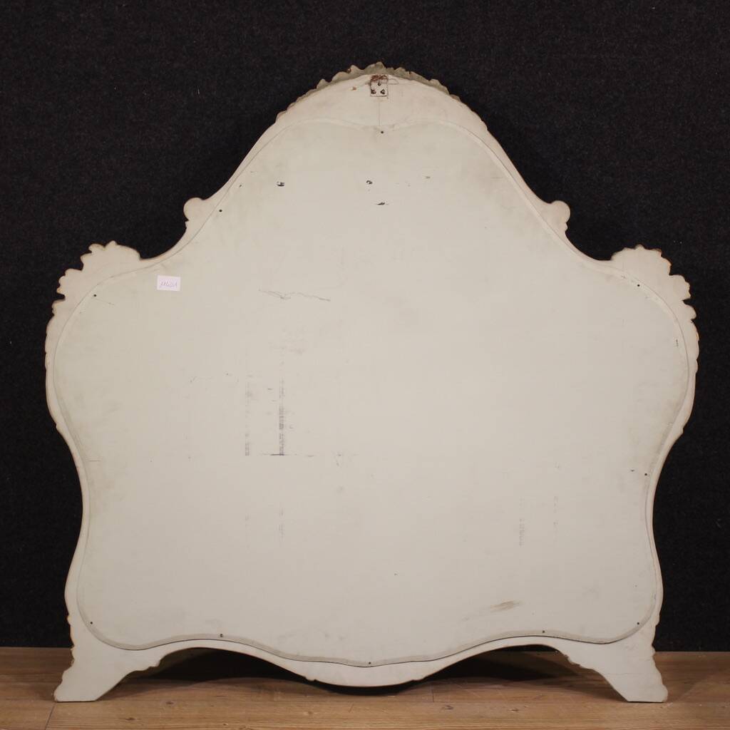 20th century lacquered and gilded Italian mirror