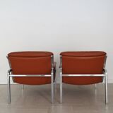 Andre Vandenbeuck for Strassle International armchairs model Aluline, Switzerland 1960s